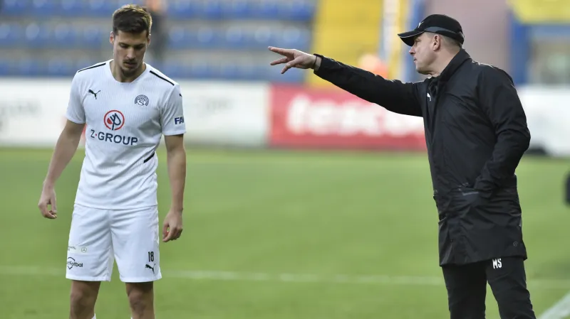 Trenér Slovácka Martin Svědík