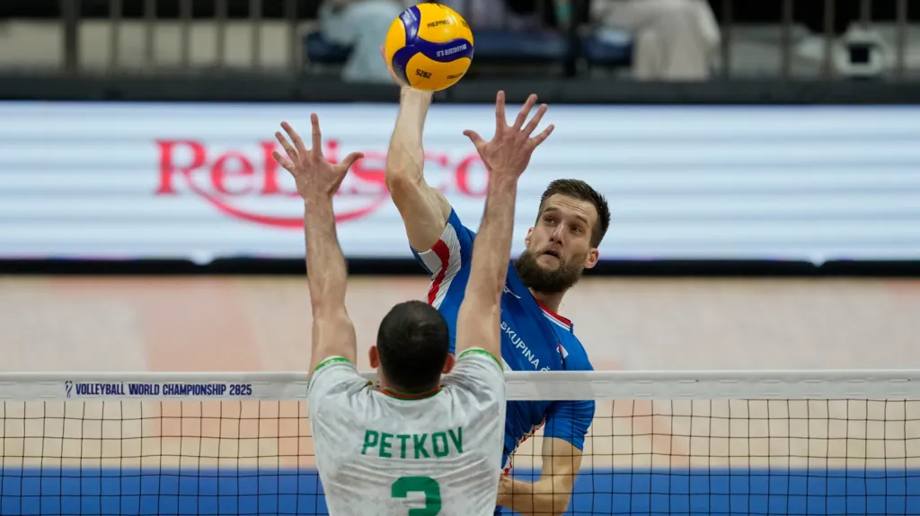 Kapitán volejbalistů Adam Zajíček v semifinále MS