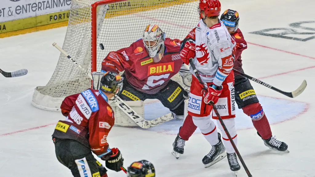 Gólová situace Třince na ledě Sparty