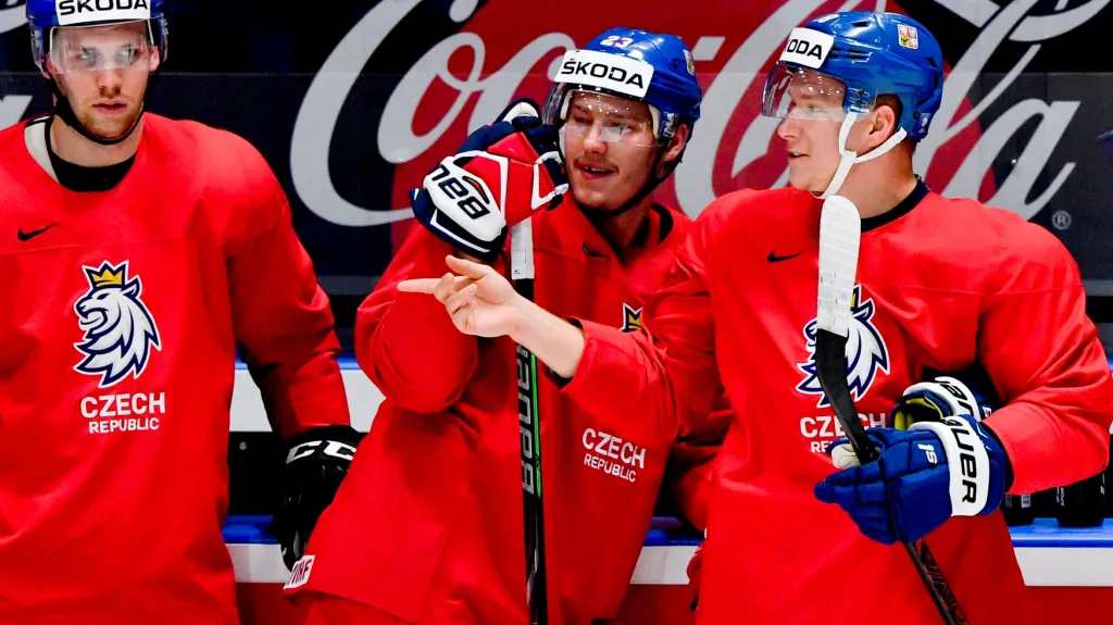 Češi se připravují na utkání s Lotyšskem