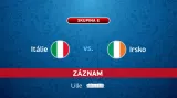 Záznam utkání Itálie - Irsko