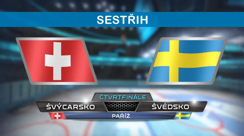 Sestřih utkání Švýcarsko - Švédsko