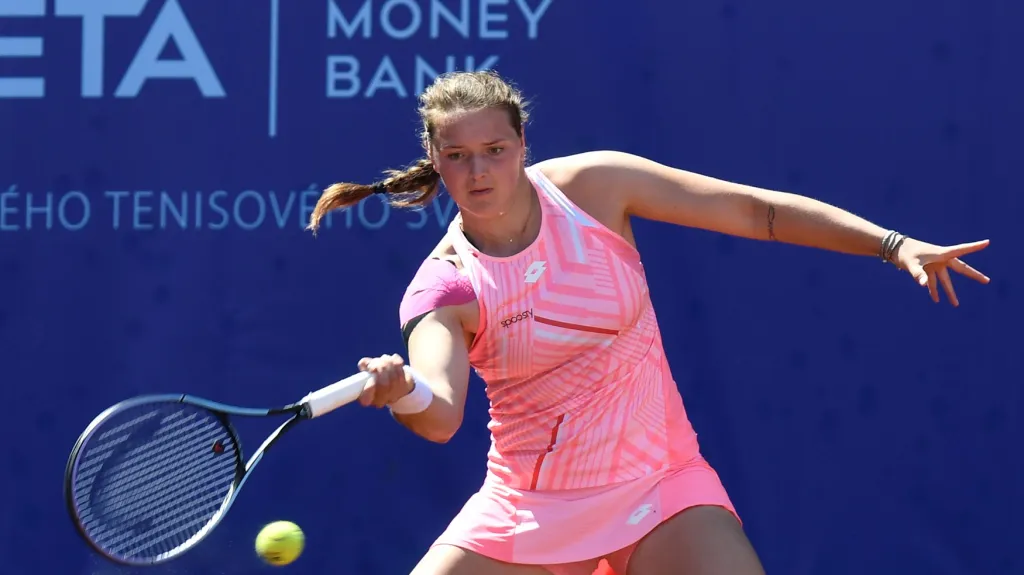 Jule Niemeirová ve finále turnaje na Štvanici