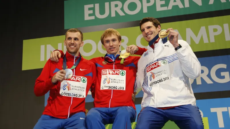 Jaroslav Bába mezi medailisty soutěže výškařů