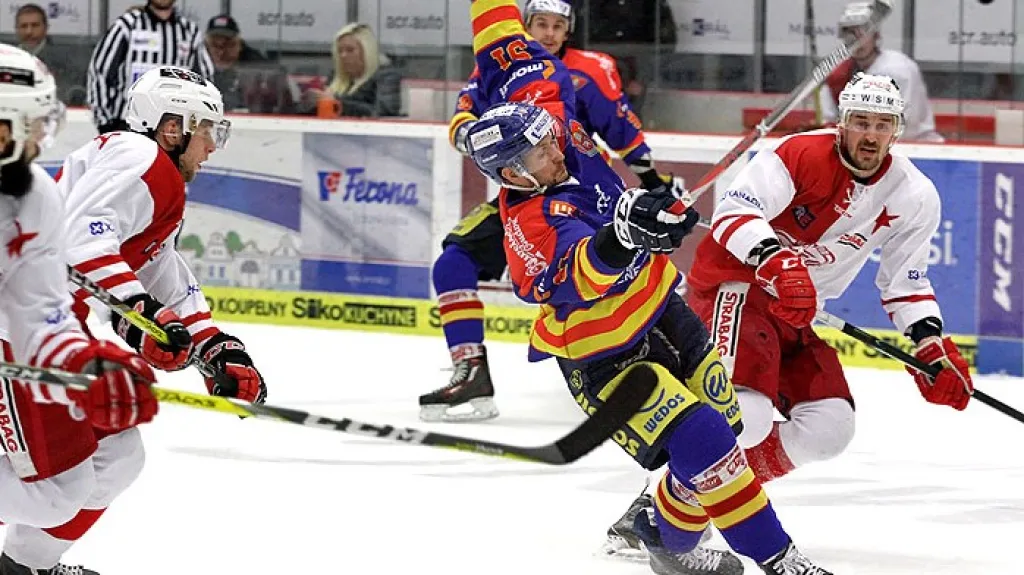 Utkání semifinále WSM ligy mezi Českými Budějovicemi a Slavií Praha