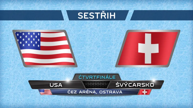 Sestřih utkání USA - Švýcarsko