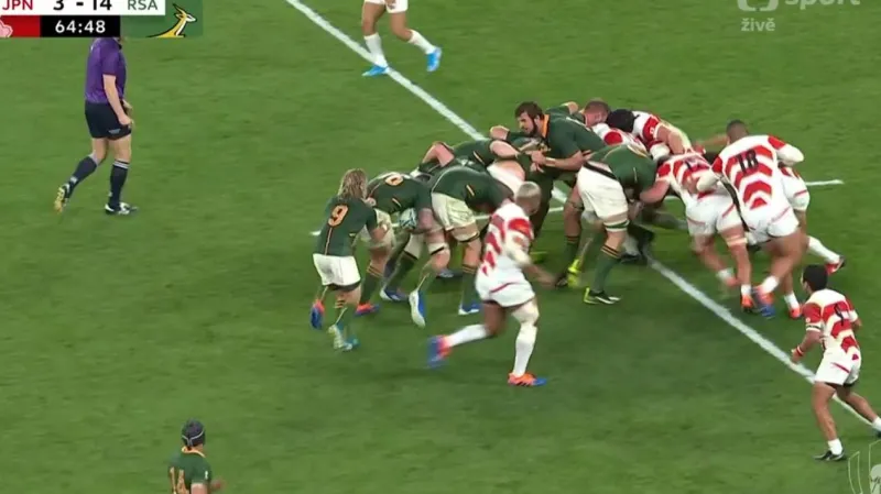 Nezastavitelný maul a pětka JAR ve čtvrtfinále s Japonskem