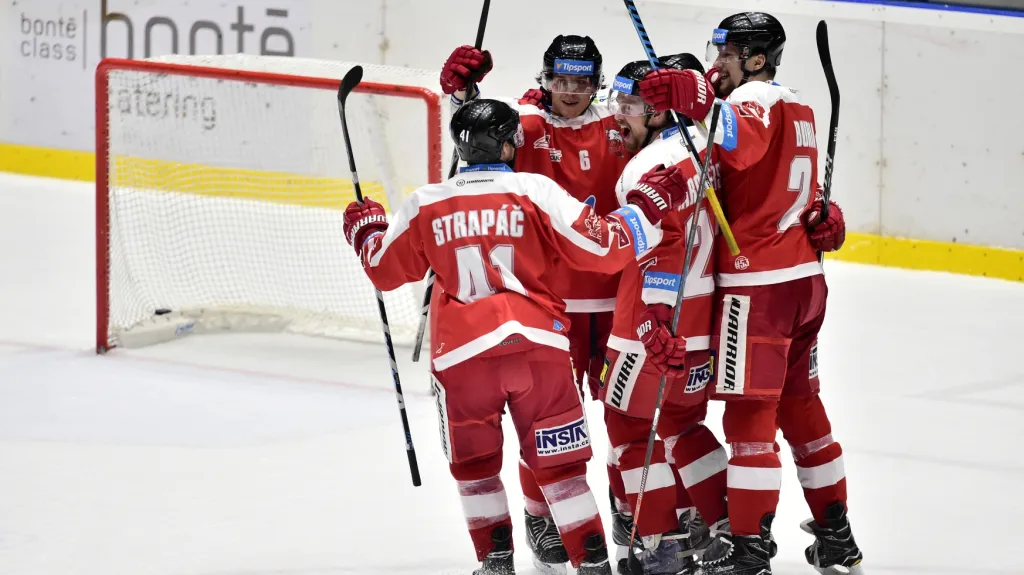 Radost hokejistů Olomouce