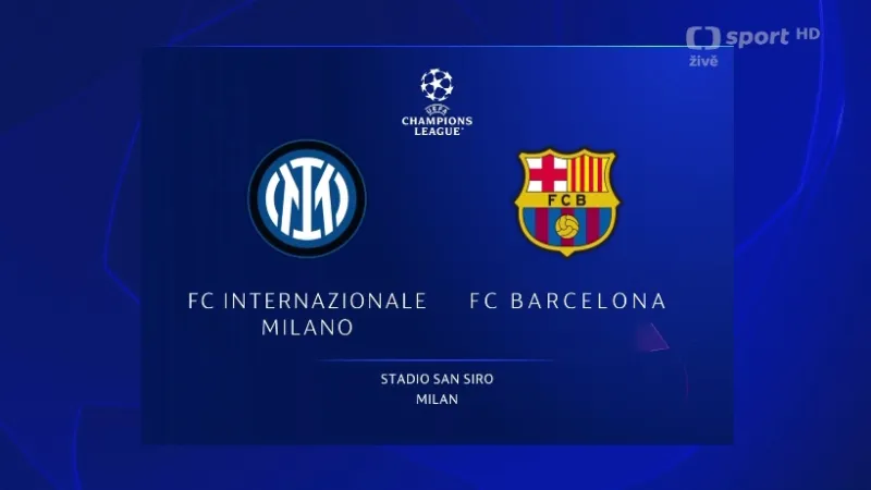 Sestřih utkání Inter Milán - Barcelona