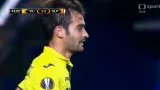 Gól v utkání Villarreal - Slavia Praha: Trigueros - 1:2 (42. min.)