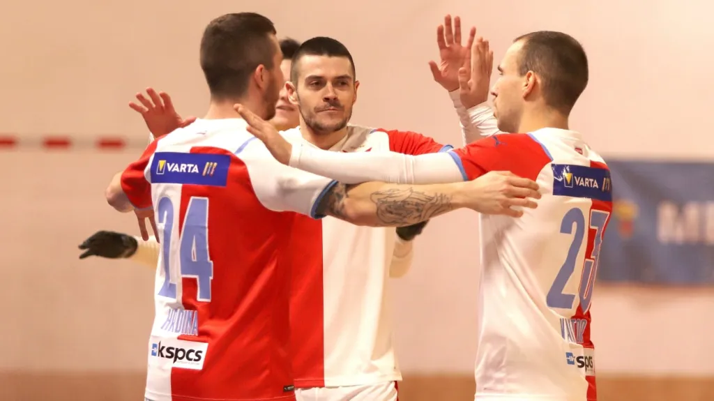 Futsalisté Slavie Praha