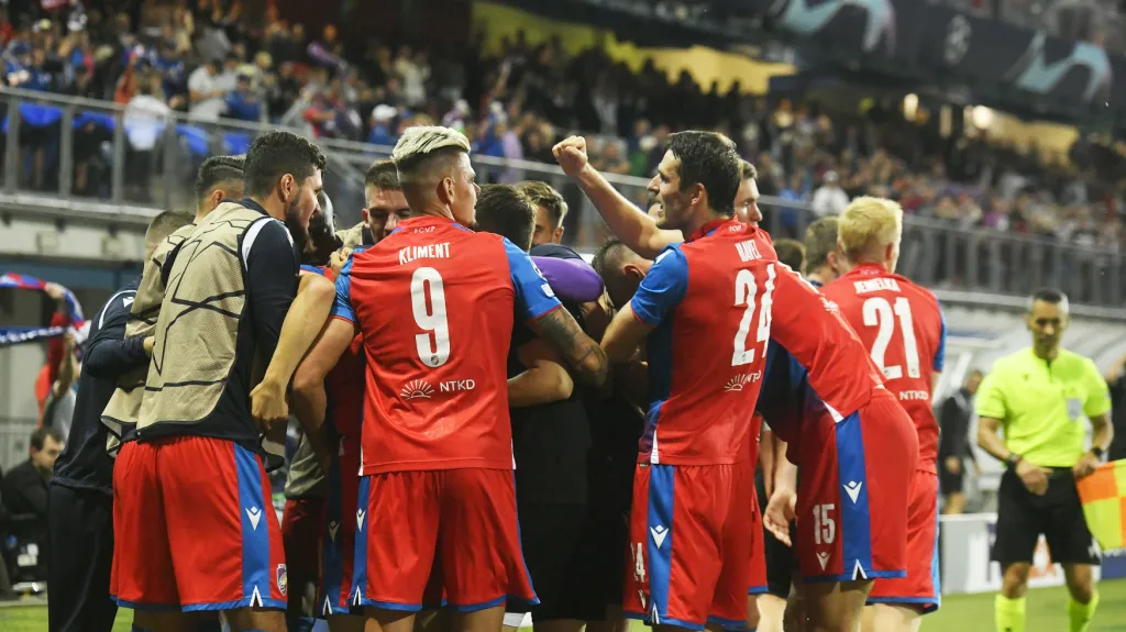 Radost fotbalistů Plzně