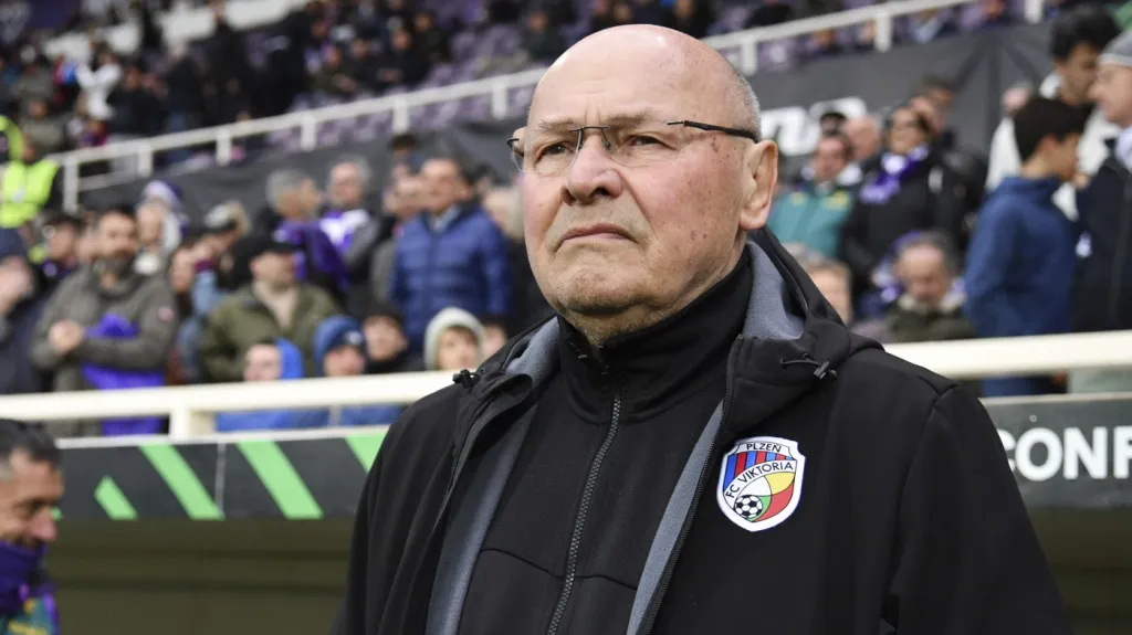 Trenér plzeňských fotbalistů Miroslav Koubek ve Florencii