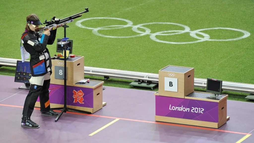 Kateřina Emmons ve finále vzduchovky