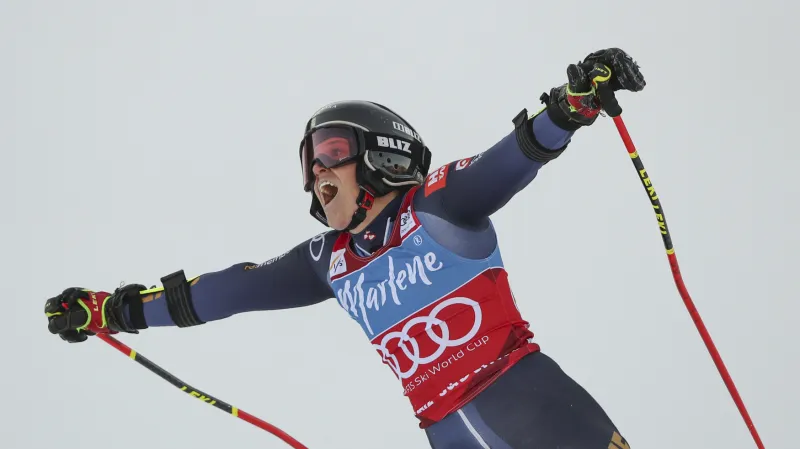 Závěr 2. kola obřího slalomu v Kronplatzu