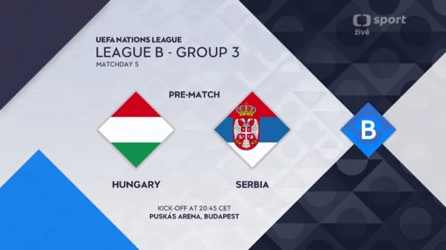 Sestřih utkání Maďarsko - Srbsko