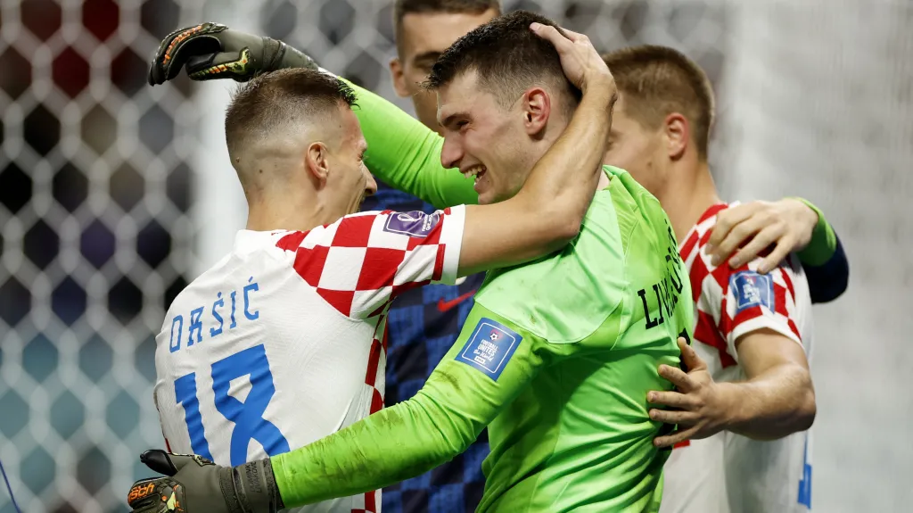 Radost fotbalistů Chorvatska