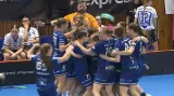 Florbalistky Vítkovic se radují z postupu do finále