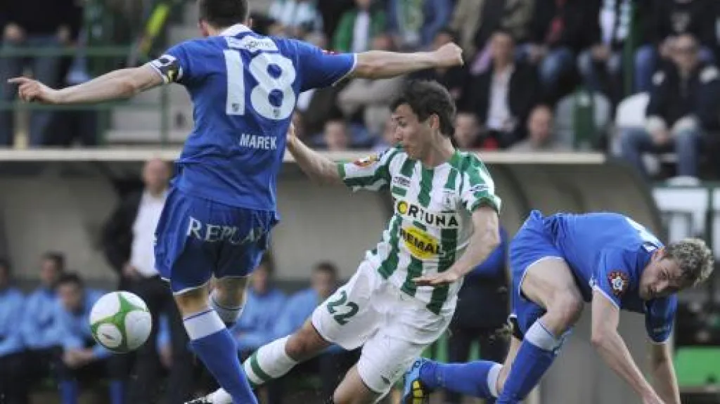 Utkání Bohemians 1905 - FC Baník Ostrava