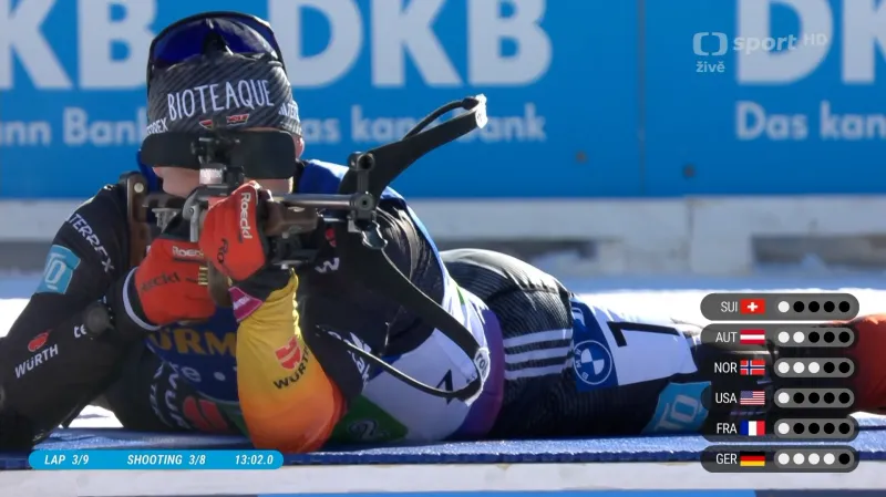 Sestřih smíšené štafety dvojic SP v biatlonu v Anterselvě