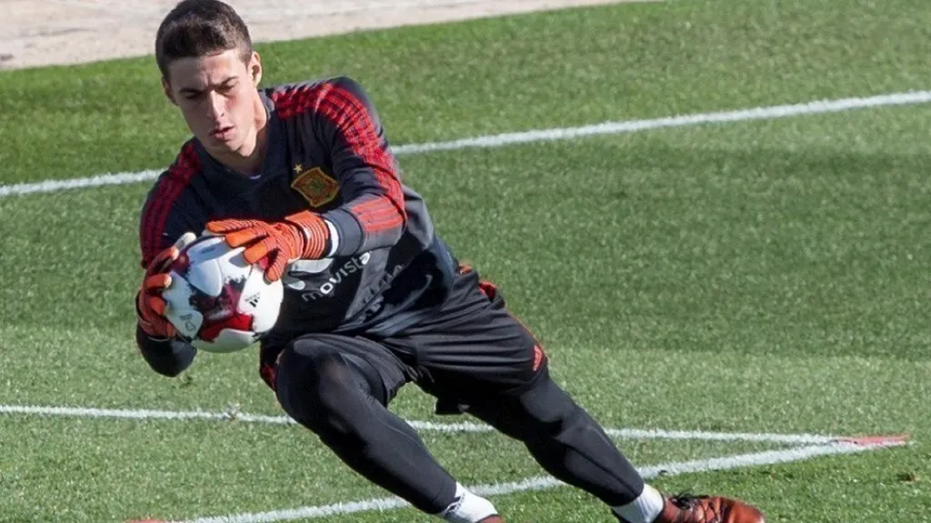 Španělský brankář Kepa Arrizabalaga 