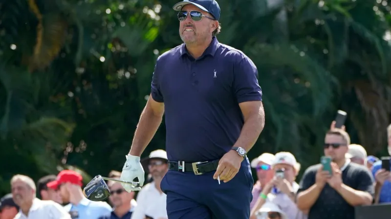 Phil Mickelson na hřišti Doral na Floridě