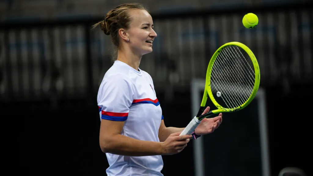 Barbora Krejčíková se chystá na Pohár Billie Jean Kingové