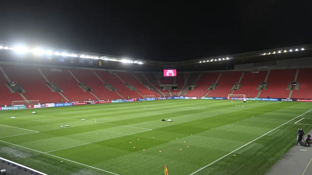 Stadion v pražském Edenu