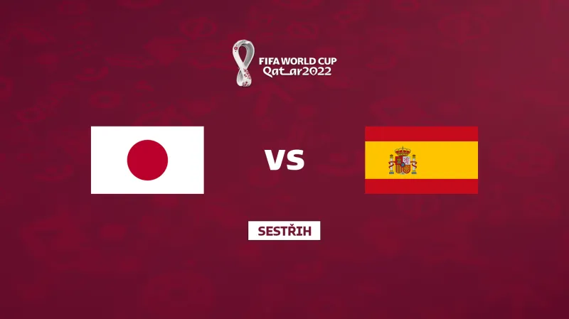 Sestřih utkání Japonsko - Španělsko