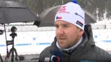 Trenér Lukáš Dostál hodnotí nevydařenou štafetu smíšených dvojic