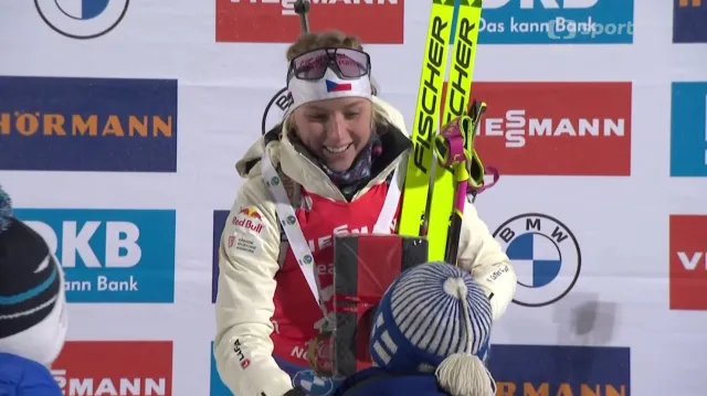 Medailový ceremoniál s Markétou Davidovou