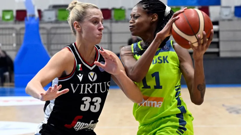 Basketbalistky USK Praha na závěr skupiny porazily Boloňu 71:50