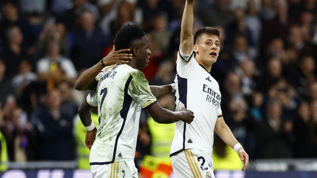 Radost fotbalistů Realu Madrid