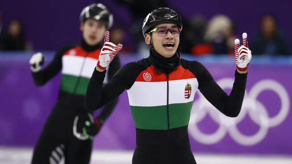 Shaolin Sándor Liu slaví pvní maďarské zlato v historii zimních olympiád