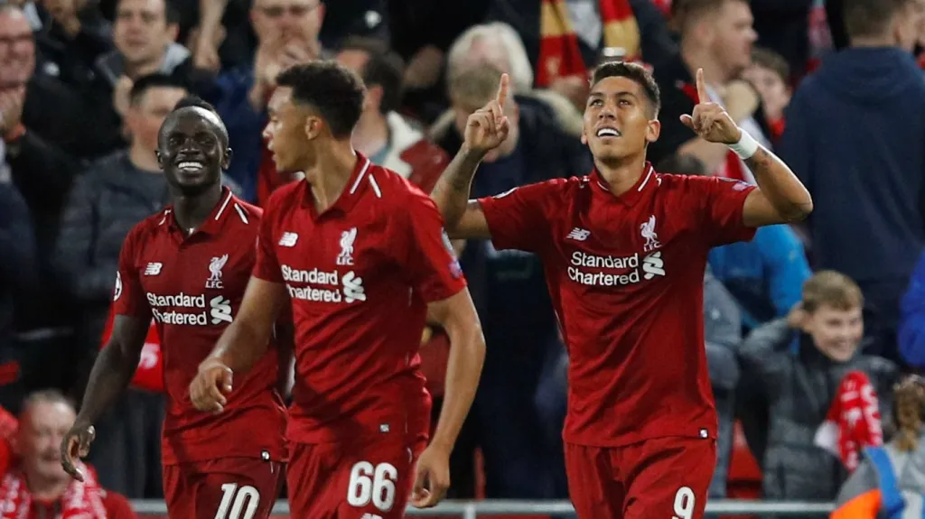 Radost fotbalistů Liverpoolu