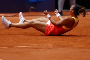 Emoce Čeng Čchin-wen po postupu do olympijského finále