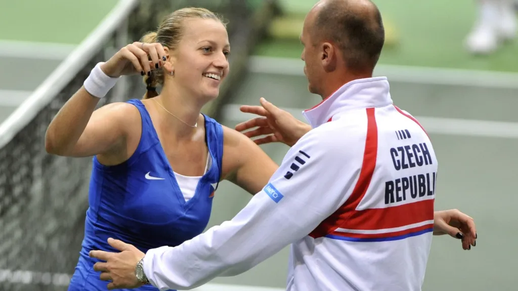 Petra Kvitová a Petr Pála