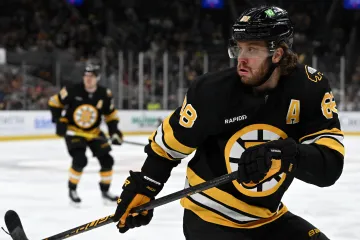 Pastrňák řídil výhru Bostonu, byl první hvězdou zápasu