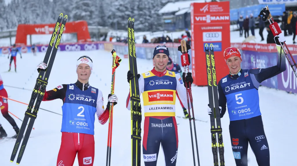 Johannes Lamparter, Jarl Magnus Riiber a Eric Frenzel