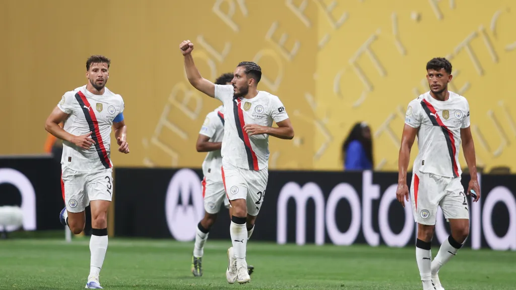 Radost fotbalistů Manchesteru City