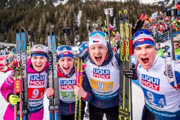 Česká smíšená štafeta slaví bronz na MS