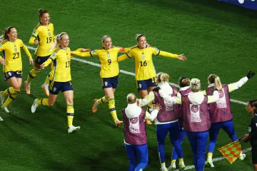 Švédské fotbalistky slaví postup do semifinále