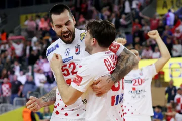 Radost házenkářů Chorvatska