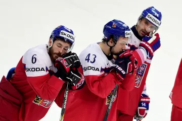 Zklamaní Michal Kempný, Jan Kovář a Tomáš Plekanec