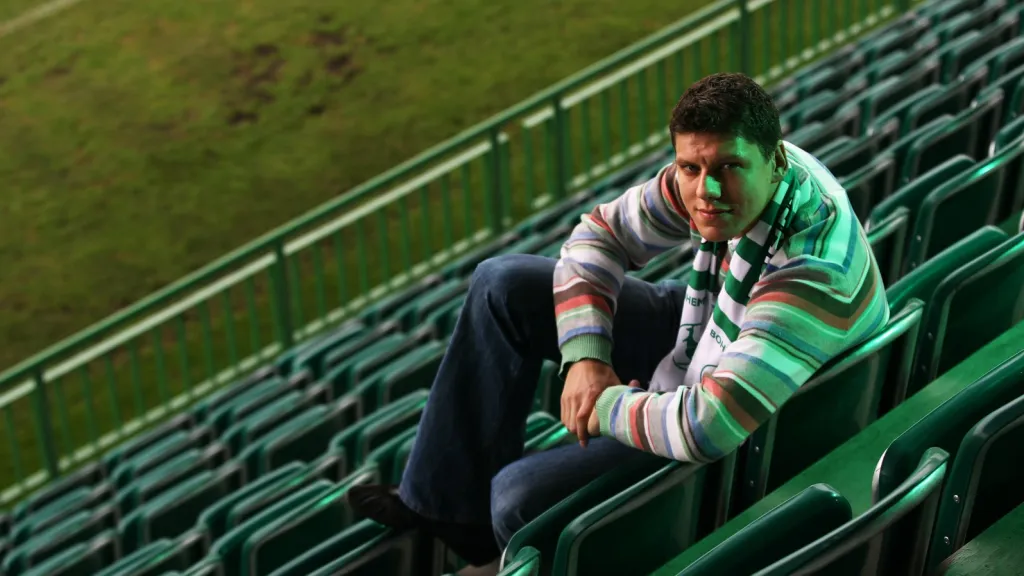 Lukáš Přibyl v době působení v Bohemians 1905