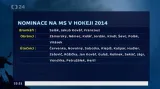 V nominaci na hokejové MS jsou i Zatovič a  Vitásek