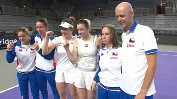 Záznam baráže Poháru BJK Česko – Chorvatsko