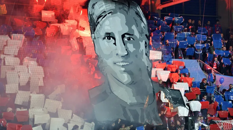 Choreo plzeňských fanoušků