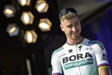 Peter Sagan během představení týmů před startem Tour de France