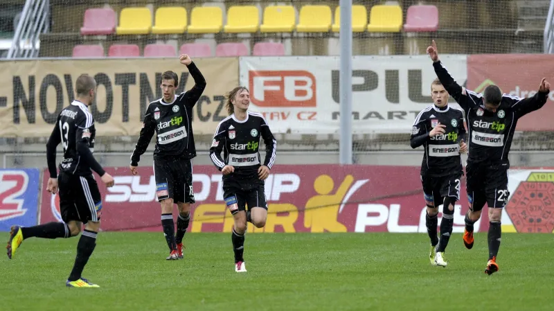 Radost fotbalistů Příbrami